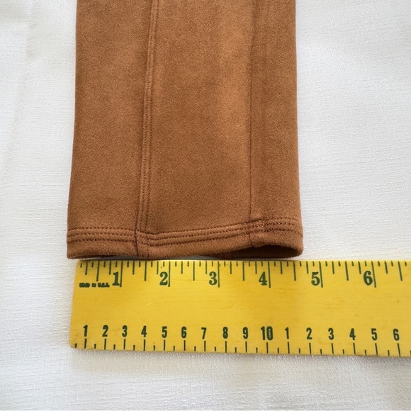 SPANX Faux Suede Leggings Caramel Size 2X - Picture 11 of 11